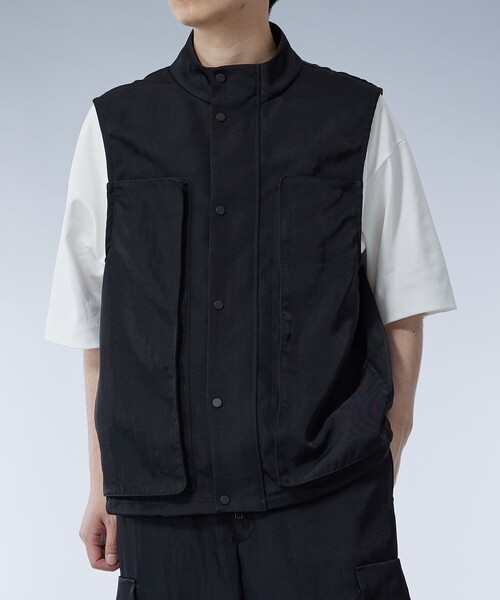 タグ付【完売品・定価30800円】UNITED TOKYOナイロンスタンドベスト UNITED TOKYO・ナイロンスタンドベスト（UNITED TOKYO