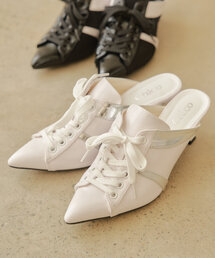 Chico | バイカラーレースアップミュール(サンダル)