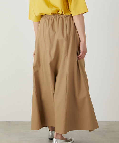 MELROSE claire(メルローズ クレール)の「【広がりすぎない大人の6枚接ぎロングスカート】(スカート・レディース・ベージュ/イエロー/ブラック・3/2)」の6枚目の写真