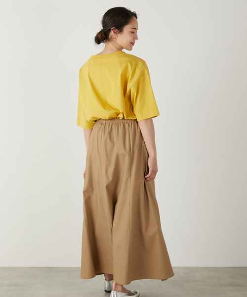 MELROSE claire(メルローズ クレール)の「【広がりすぎない大人の6枚接ぎロングスカート】(スカート・レディース・ベージュ/イエロー/ブラック・3/2)」の7枚目の写真