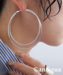 antiqua | ダブルリングピアス(ピアス（両耳用）)