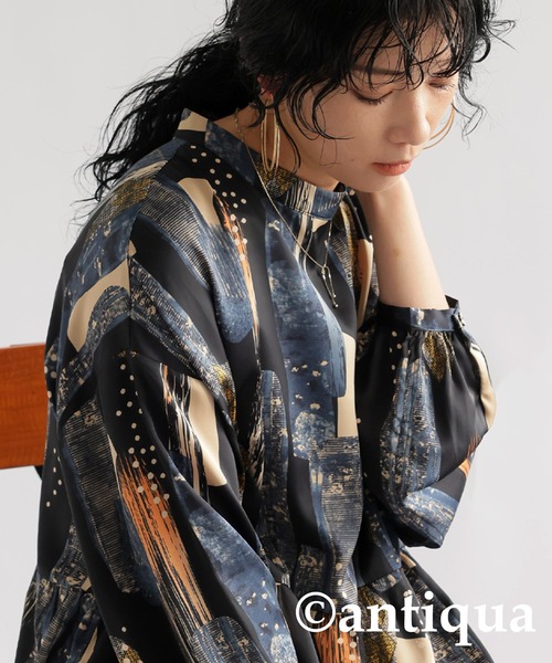 antiqua(アンティカ)の「ダブルリングピアス(ピアス(両耳用)・レディース・シルバー/ゴールド・FREE)」の16枚目の写真