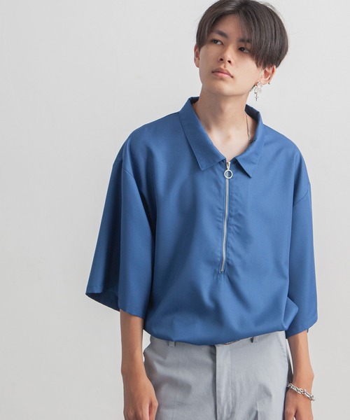 ルネ　ジップアップ　半袖 ルネ ジップアップ 半袖 ルネ ジップアップ 半袖 ルネ ジップアップ 半袖