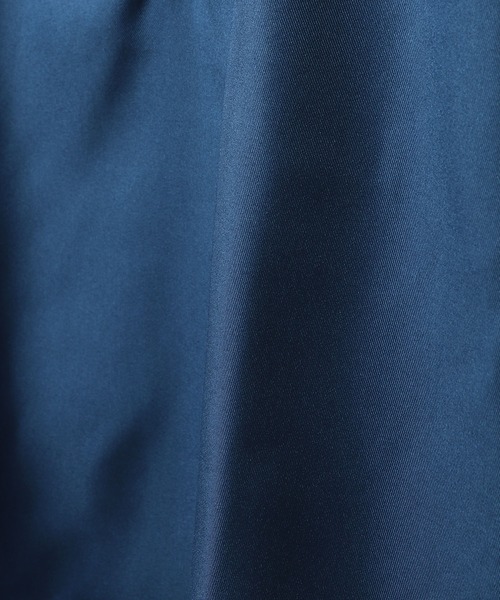 ZIP FIVE（ジップファイブ）の「【ZIP FIVE】ポリシャンブレー ルーズ ハーフジップ 半袖 カットソー（ポロシャツ・メンズ・ブラック/グレイッシュベージュ/ブルー系/チャコール/オフホワイト/インディゴブルー・LARGE/MEDIUM/X-LARGE）」の7枚目の写真