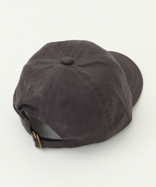 MELROSE claire（メルローズ クレール）の「【Shesay/シセイ】さらっとかぶれる爽やかな リネンキャップ（キャップ・レディース・ベージュ/ダークグレー・FREE）」の11枚目の写真