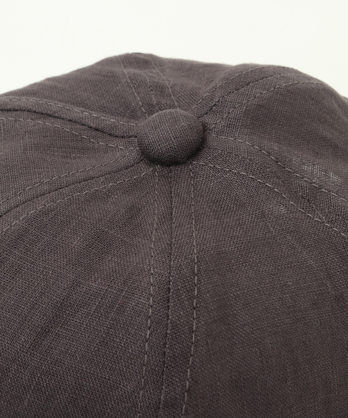 MELROSE claire（メルローズ クレール）の「【Shesay/シセイ】さらっとかぶれる爽やかな リネンキャップ（キャップ・レディース・ベージュ/ダークグレー・FREE）」の13枚目の写真