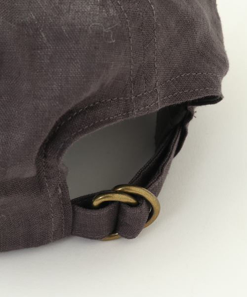 MELROSE claire（メルローズ クレール）の「【Shesay/シセイ】さらっとかぶれる爽やかな リネンキャップ（キャップ・レディース・ベージュ/ダークグレー・FREE）」の15枚目の写真