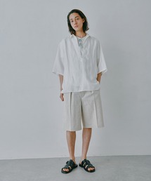 NANO universe | コットンリネンアムンゼンバギーショーツ(その他パンツ)