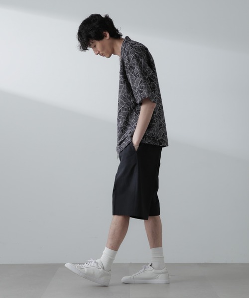 NANO universe（ナノユニバース）の「コットンリネンアムンゼンバギーショーツ（その他パンツ・メンズ・ベージュ/ブラック・M/L）」の13枚目の写真