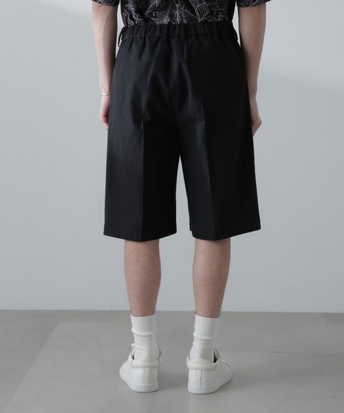 NANO universe（ナノユニバース）の「コットンリネンアムンゼンバギーショーツ（その他パンツ・メンズ・ベージュ/ブラック・M/L）」の3枚目の写真