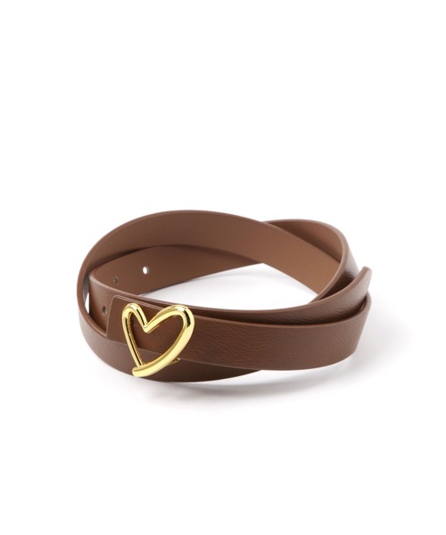 niko and...（ニコアンド）の「オリジナルハートバックルベルト（ベルト・レディース・ブラウン/ブラック・0）」の10枚目の写真