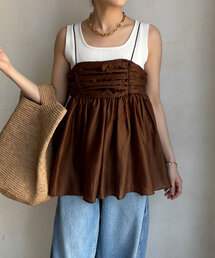 DouDou | ギャザーキャミ(キャミソール)