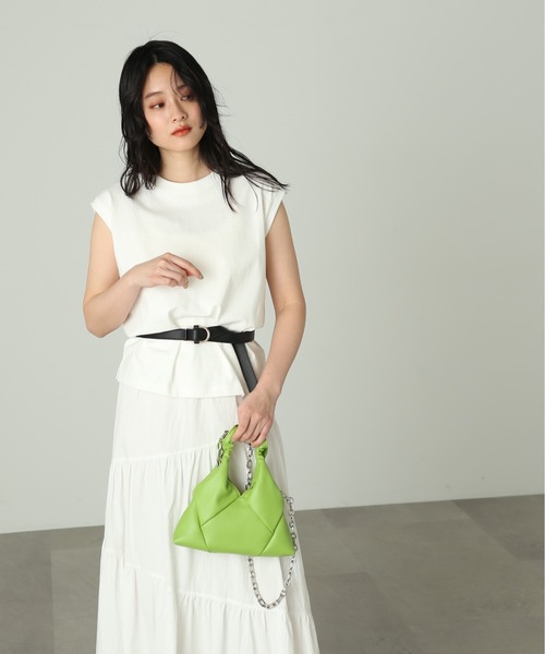 FREE'S MART（フリーズマート）の「◇USAコットンフレンチスリーブＴシャツ（Tシャツ/カットソー・レディース・レッド/ホワイト/ブラック・FREE）」の14枚目の写真