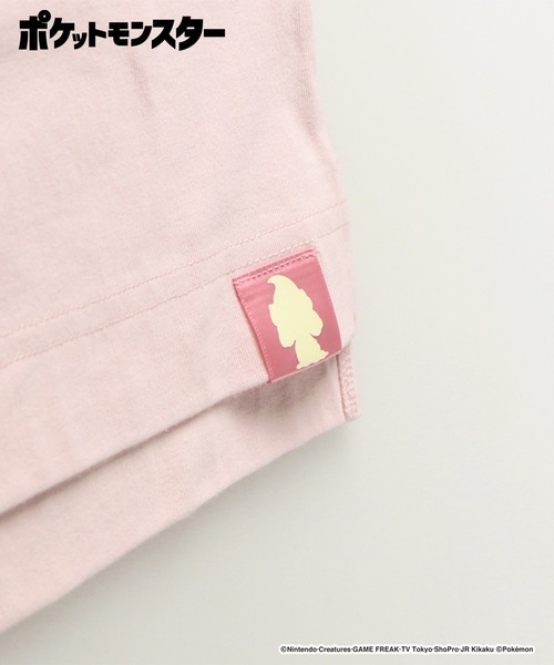 BRANSHES（ブランシェス）の「【Pokemon/ポケットモンスター（ポケモン）】ゆったりシルエット/半袖Tシャツ（Tシャツ/カットソー・キッズ・パープル/ネイビー/ブラック/カラフル/ピンク/オフホワイト・130/150/120/110/100/140）」の20枚目の写真