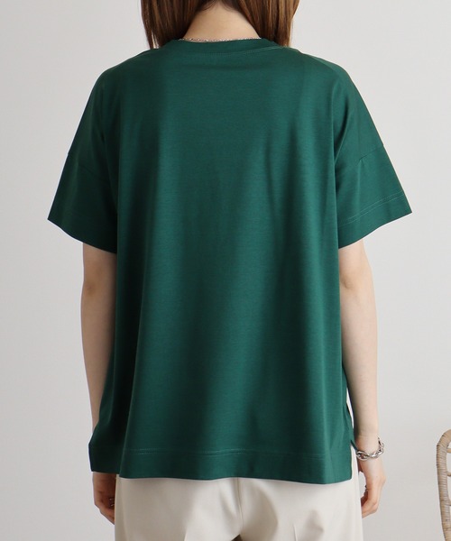 ブローディア BRODIAEA PREMIUMスムース 立体刺繍ロゴ半袖Tシャツ （モカ） ブローディア BRODIAEA PREMIUMスムース 立体刺繍ロゴ半袖T