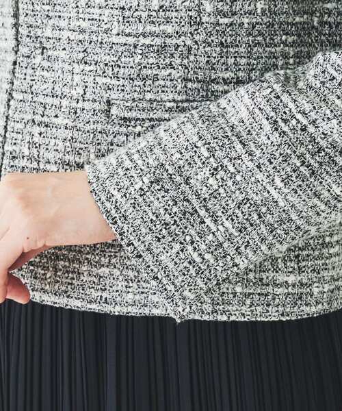 UNTITLED（アンタイトル）の「◇プランタンツイード ノーカラー