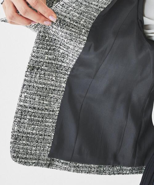 UNTITLED（アンタイトル）の「◇プランタンツイード ノーカラー