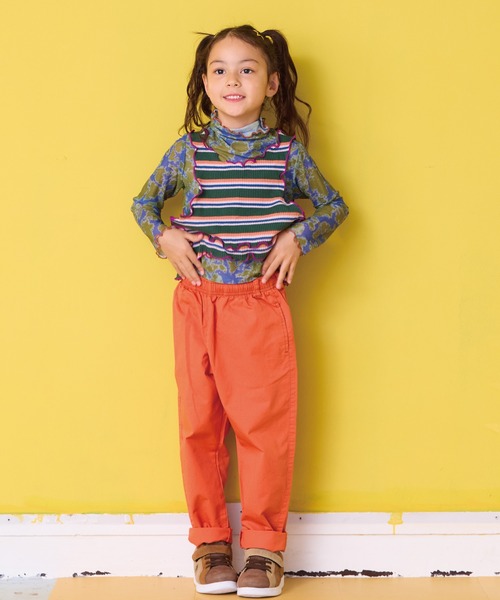 HOGAN RANCH WEAR（ホーガンランチウエア）の「シアーハイネックトップス（Tシャツ/カットソー・キッズ・オフホワイト/ラベンダー・100/150/120/110/90/140/130）」の8枚目の写真