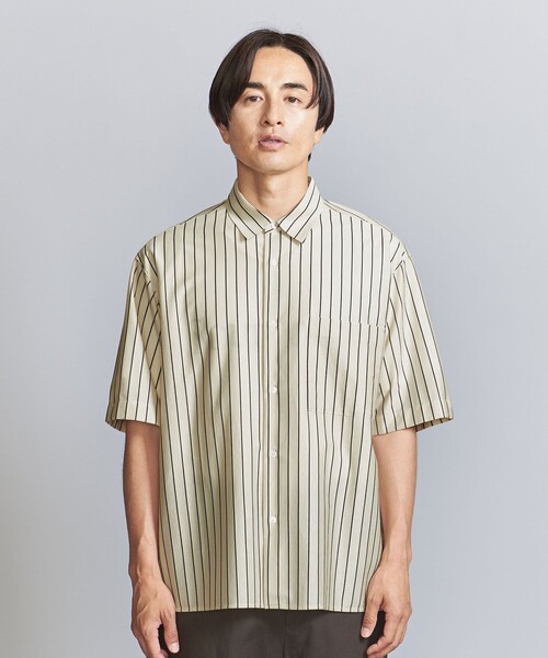BEAUTY&YOUTH hi-lineストライプシャツ Lサイズ BEAUTY&YOUTH UNITED ARROWS（ビューティーアンドユースユナイテッド