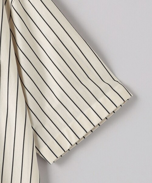 BEAUTY&YOUTH UNITED ARROWS（ビューティーアンドユースユナイテッドアローズ）の「HI-LINE 46ゲージ ストライプ レギュラー ショートスリーブ シャツ（シャツ/ブラウス・メンズ・ベージュ/ロイヤルブルー・S/M/L/XL）」の16枚目の写真