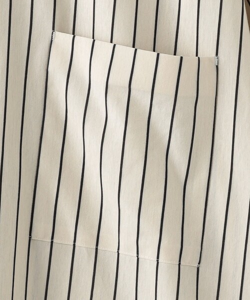 BEAUTY&YOUTH UNITED ARROWS（ビューティーアンドユースユナイテッドアローズ）の「HI-LINE 46ゲージ ストライプ レギュラー ショートスリーブ シャツ（シャツ/ブラウス・メンズ・ベージュ/ロイヤルブルー・S/M/L/XL）」の18枚目の写真