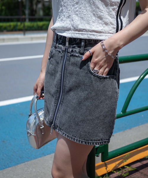 セール】WEGO/Wジップスカート（デニムスカート）｜WEGO（ウィゴー）の