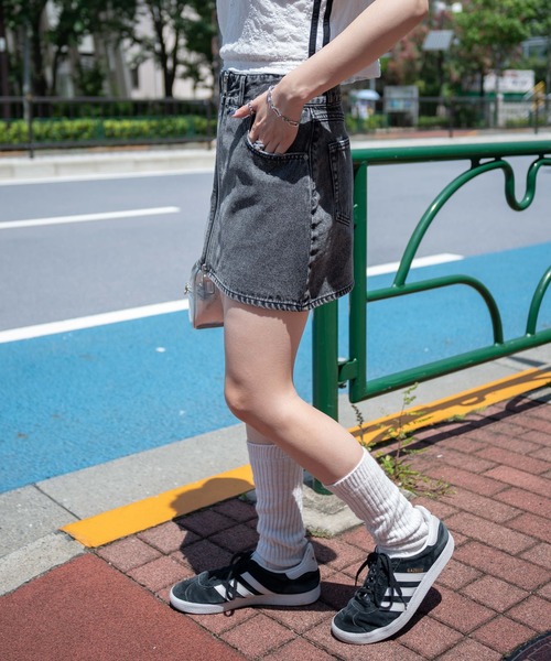 WEGO（ウィゴー）の「WEGO/Wジップスカート（デニムスカート・レディース・ブラック系その他・SMALL/MEDIUM）」の5枚目の写真