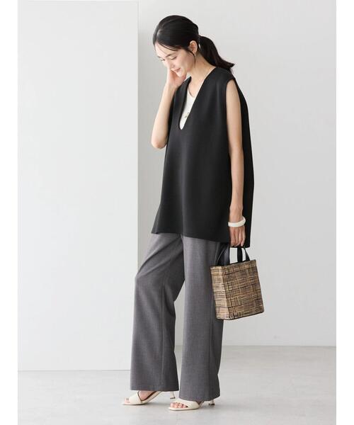 AMERICAN HOLIC（アメリカンホリック）の「Uネックポンチベスト（ベスト・レディース・ブラック/ライトグレー・FREE）」の22枚目の写真