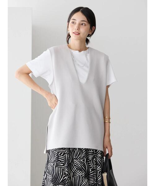 AMERICAN HOLIC（アメリカンホリック）の「Uネックポンチベスト（ベスト・レディース・ブラック/ライトグレー・FREE）」の19枚目の写真