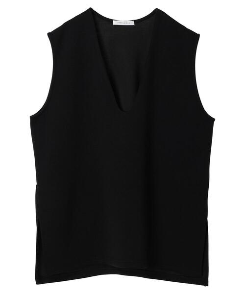 AMERICAN HOLIC（アメリカンホリック）の「Uネックポンチベスト（ベスト・レディース・ブラック/ライトグレー・FREE）」の12枚目の写真