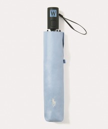 POLO RALPH LAUREN（ポロ ラルフ ローレン）の「遮光 晴雨兼用 自動開閉折りたたみ日傘 軽量 "ワンポイント ポロポニー"（折りたたみ傘）」