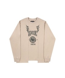 ティーシャツ|METAL COLLEGE LOGO CUTTING LONG SLEEVE|SUPPLIER|公式通販