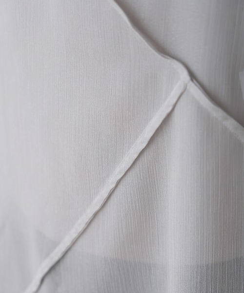 Bou Jeloud（ブージュルード）の「シアーノースリーブワンピース（ワンピース・レディース・ブラック/オリーブ/ライトグレー・38）」の13枚目の写真