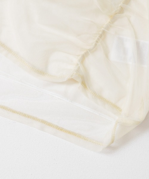 SENSE OF PLACE by URBAN RESEARCH(センスオブプレイスバイアーバンリサーチ)の「チュールレイヤードカットソー(5分袖)(Tシャツ/カットソー・レディース・ネイビー/ピンク/アイボリー/グレー・ONE)」の12枚目の写真