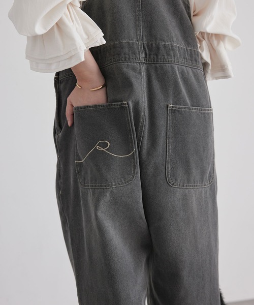 ROPE' PICNIC（ロペピクニック）の「デニムオーバーオール（サロペット/オーバーオール・レディース・サックスブルー/ブラック系その他・36/38）」の18枚目の写真