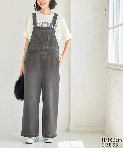 ROPE' PICNIC（ロペピクニック）の「デニムオーバーオール（サロペット/オーバーオール・レディース・サックスブルー/ブラック系その他・36/38）」の18枚目の写真