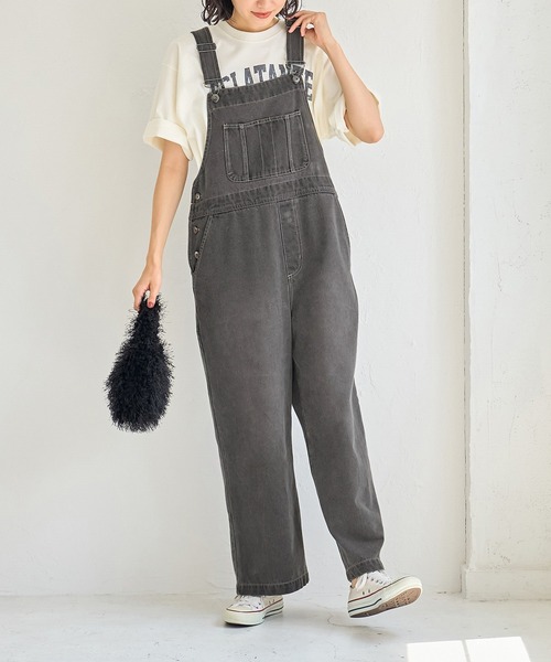 ROPE' PICNIC（ロペピクニック）の「デニムオーバーオール（サロペット/オーバーオール・レディース・サックスブルー/ブラック系その他・36/38）」の19枚目の写真