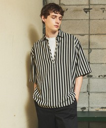 スキッパー スキッパー ストライプ」に該当するシャツ/ブラウス スキッパー スキッパー ストライプ」に該当するシャツ/ブラウス