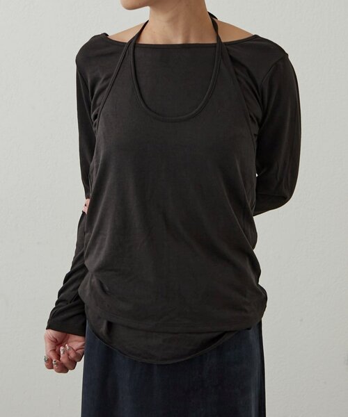 earthy（アーシー）の「レイヤードセットトップス（Tシャツ