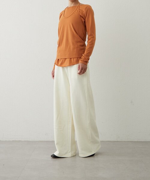 earthy（アーシー）の「レイヤードセットトップス（Tシャツ