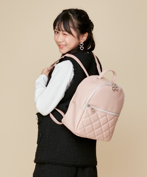 Riu リウ キルティング　バックパック　リュック　ショルダーバッグ　ピンク GYDA（ジェイダ）の「GYDA (ジェイダ) ミニリュック