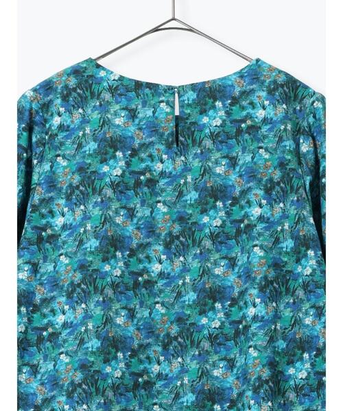 TSUHARU by Samansa Mos2(ツハルバイサマンサモスモス)の「【LIBERTY】FLORAL IMPRESSION柄ワンピース(ワンピース・レディース・グリーン/ピンク・F)」の19枚目の写真