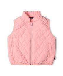 ニット」に該当するダウンベスト（ピンク/桃色系）ファッション通販