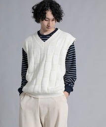 aimoha(ACn)aimoha men Elegant Check Pattern Vest(xXg)