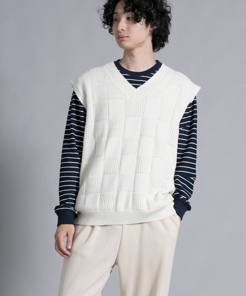aimoha(アイモハ)の「aimoha men Elegant Check Pattern Vest(ベスト・メンズ・ブラック/チョコ/ダークグレー/ホワイト・MEDIUM/LARGE/X-LARGE/XX-LARGE/XXX-LARGE)」の9枚目の写真