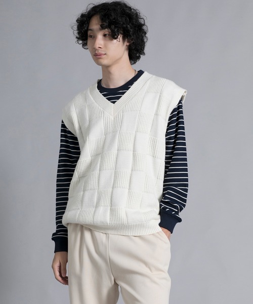 aimoha(アイモハ)の「aimoha men Elegant Check Pattern Vest(ベスト・メンズ・ブラック/チョコ/ダークグレー/ホワイト・MEDIUM/LARGE/X-LARGE/XX-LARGE/XXX-LARGE)」の12枚目の写真