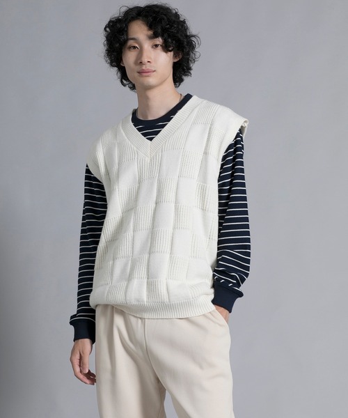 aimoha(アイモハ)の「aimoha men Elegant Check Pattern Vest(ベスト・メンズ・ブラック/チョコ/ダークグレー/ホワイト・MEDIUM/LARGE/X-LARGE/XX-LARGE/XXX-LARGE)」の13枚目の写真