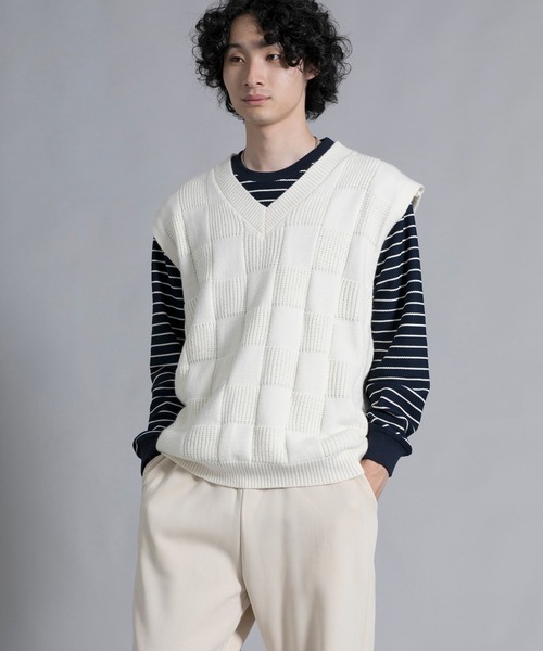 aimoha(アイモハ)の「aimoha men Elegant Check Pattern Vest(ベスト・メンズ・ブラック/チョコ/ダークグレー/ホワイト・MEDIUM/LARGE/X-LARGE/XX-LARGE/XXX-LARGE)」の14枚目の写真