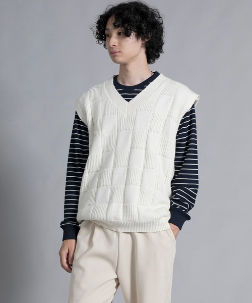 aimoha(アイモハ)の「aimoha men Elegant Check Pattern Vest(ベスト・メンズ・ブラック/チョコ/ダークグレー/ホワイト・MEDIUM/LARGE/X-LARGE/XX-LARGE/XXX-LARGE)」の15枚目の写真