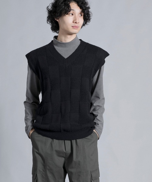 aimoha(アイモハ)の「aimoha men Elegant Check Pattern Vest(ベスト・メンズ・ブラック/チョコ/ダークグレー/ホワイト・MEDIUM/LARGE/X-LARGE/XX-LARGE/XXX-LARGE)」の19枚目の写真